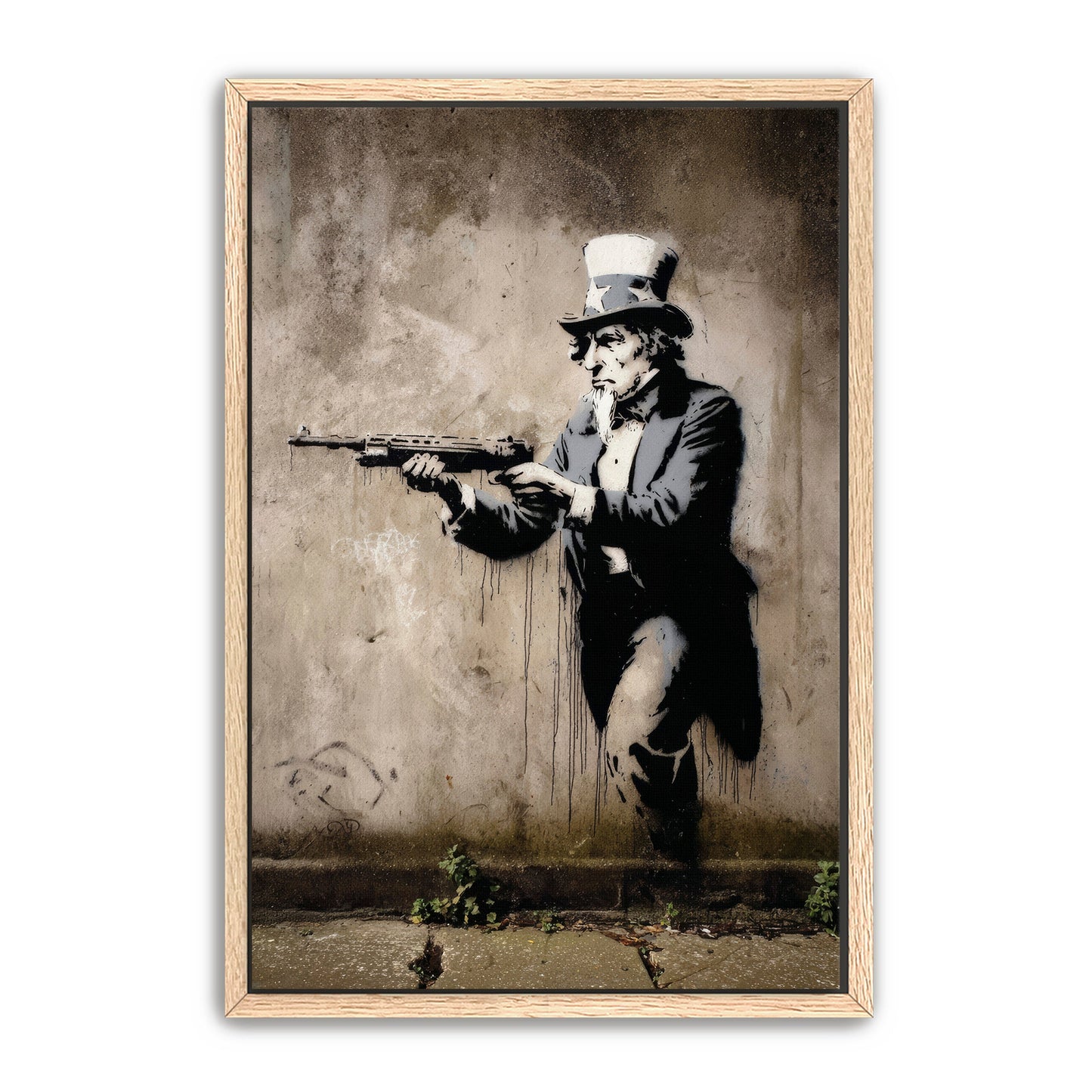 Uncle Sam With Rifle Wall Art