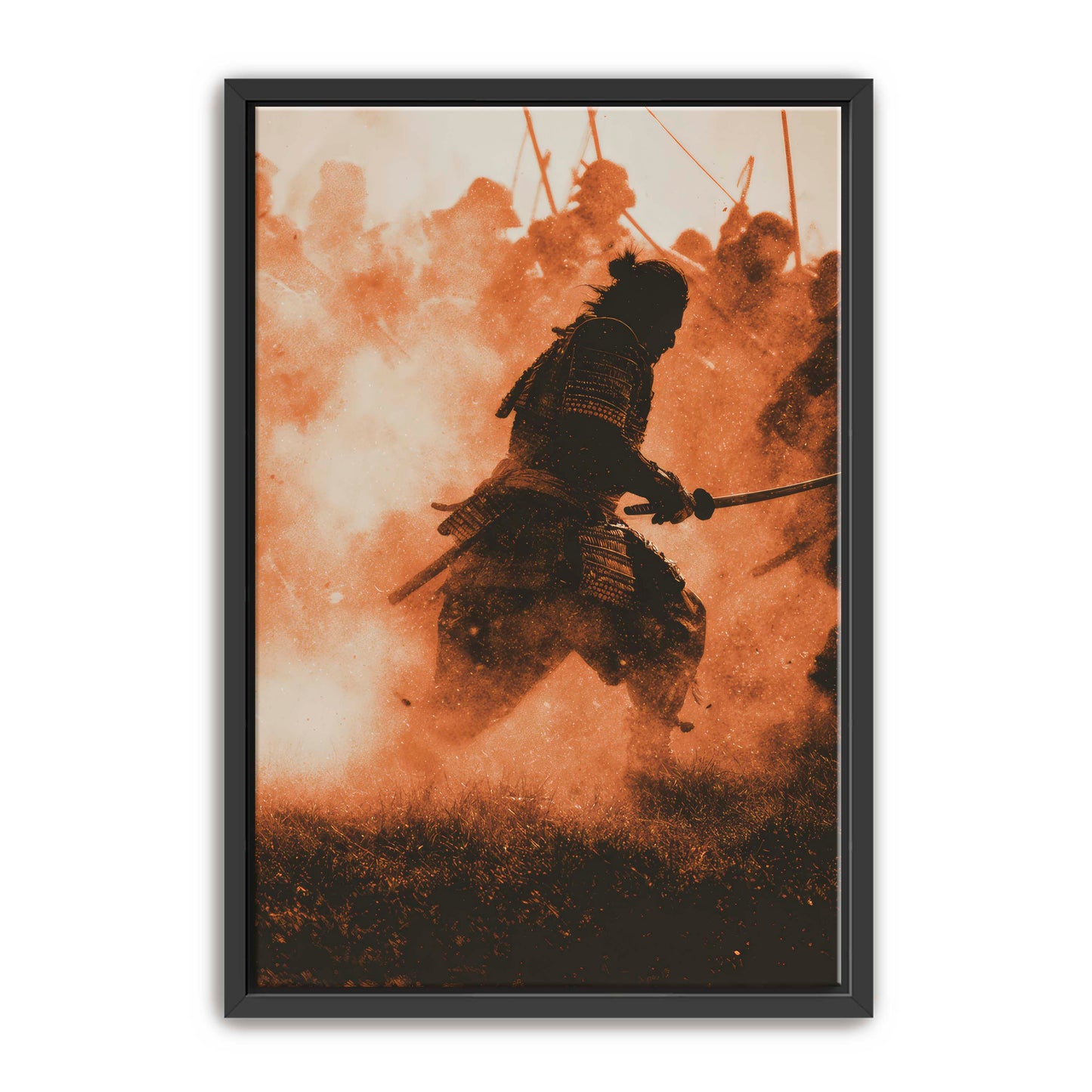 Running Samurai Wall Art
