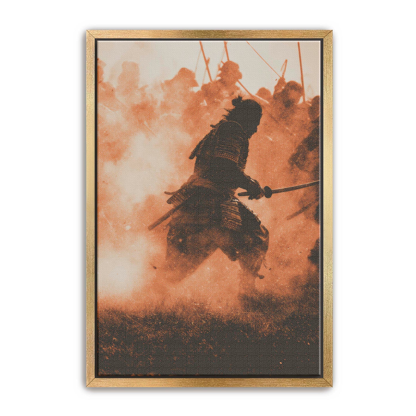 Running Samurai Wall Art