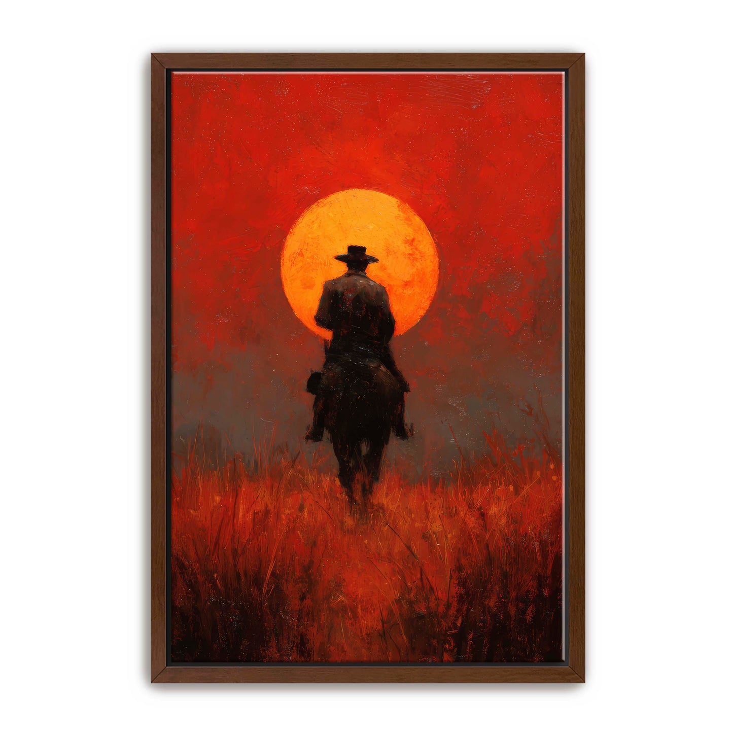 Red Dead Cowboy Wall Art