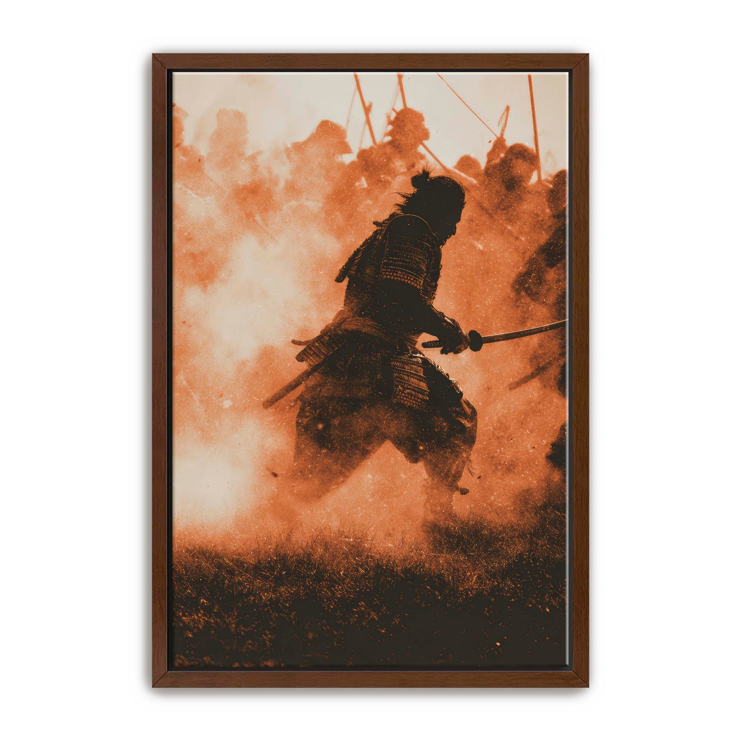Running Samurai Wall Art
