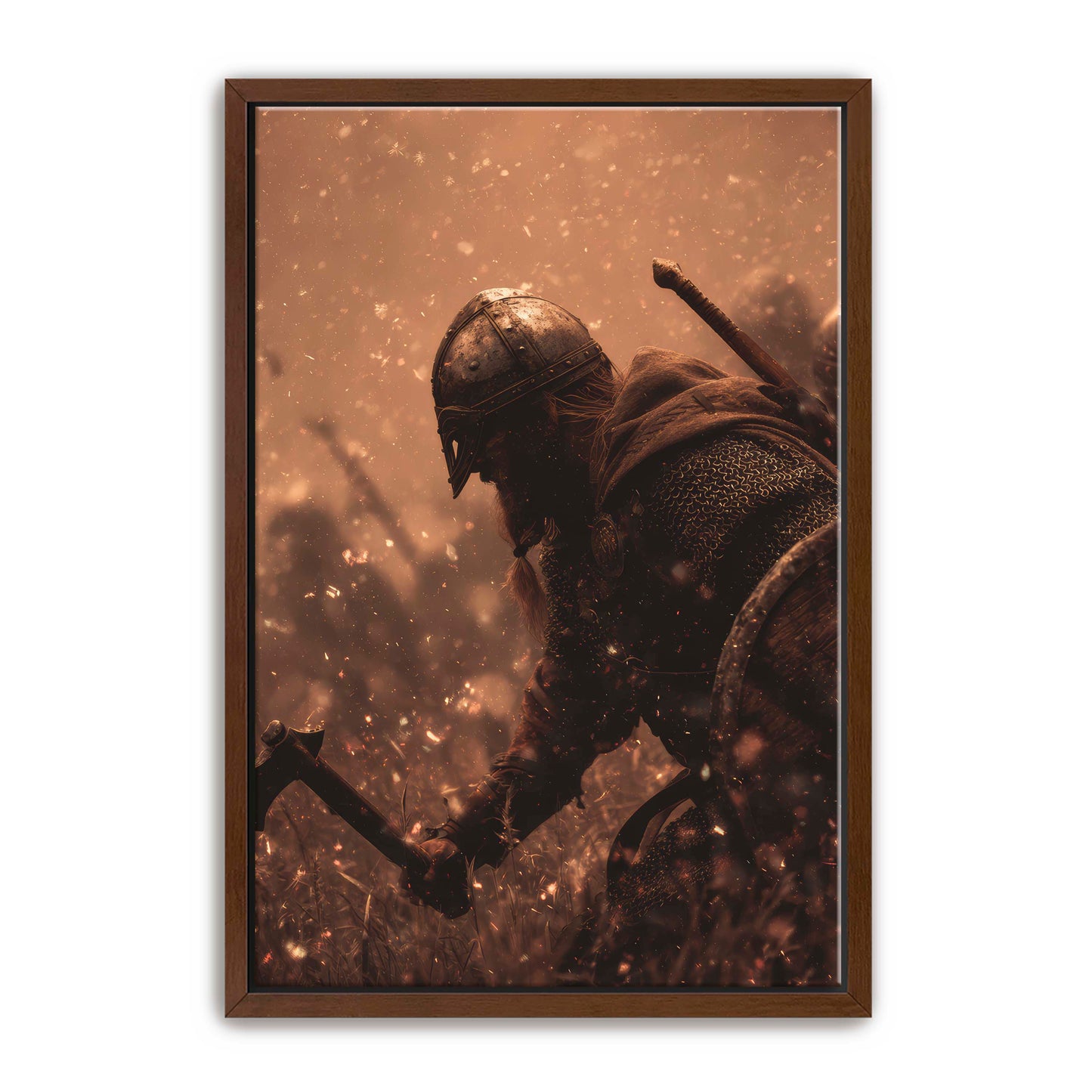 Viking and Axe Wall Art