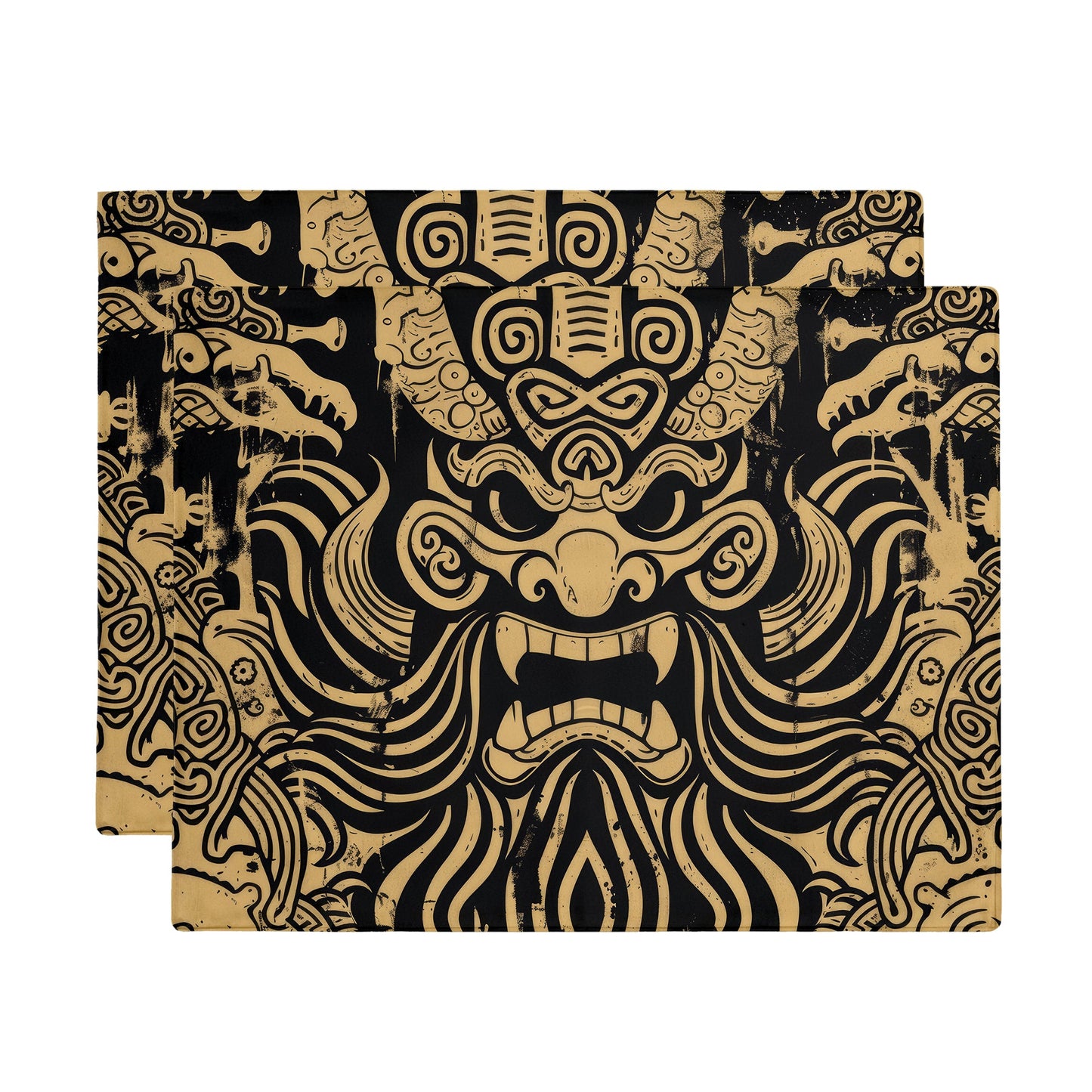 Vibrant Mask Design Placemat