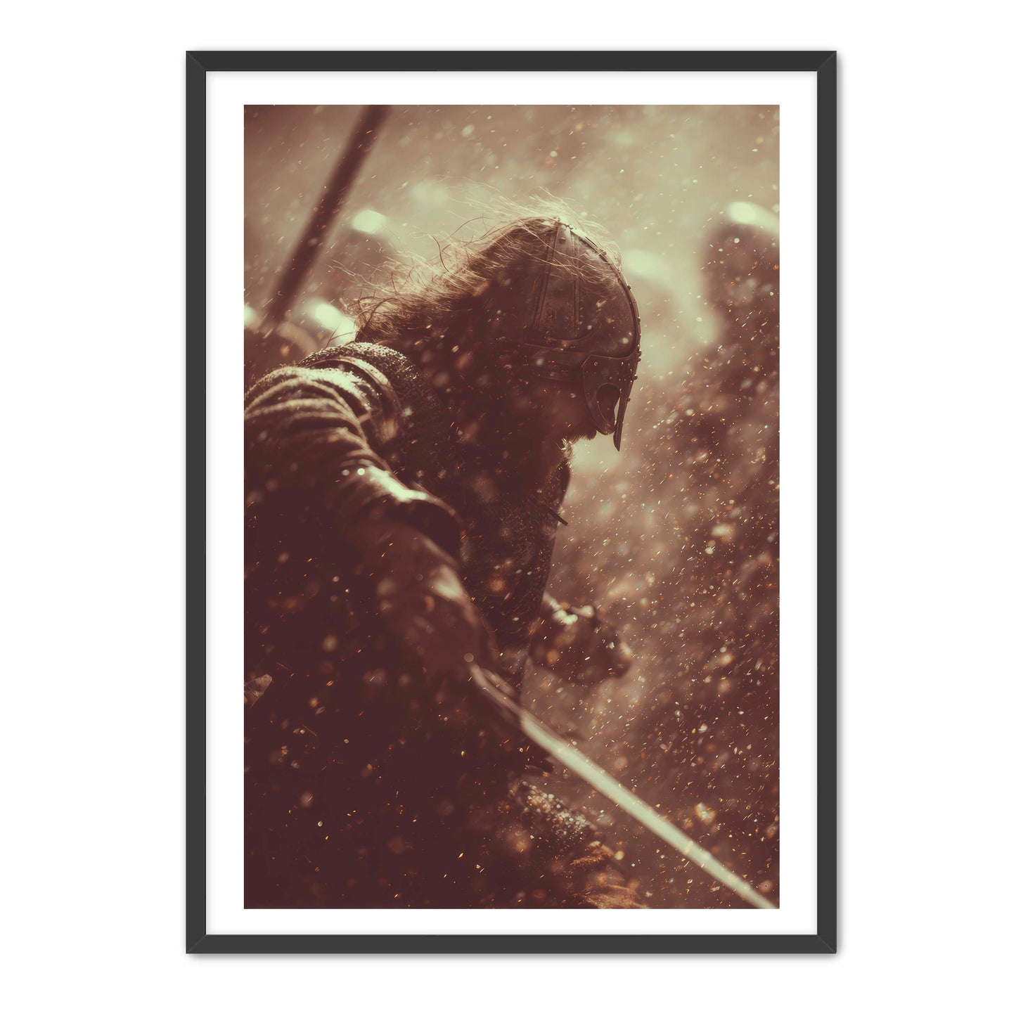 Viking Charge Wall Art