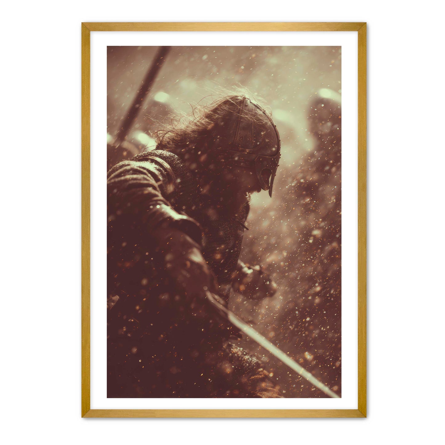 Viking Charge Wall Art