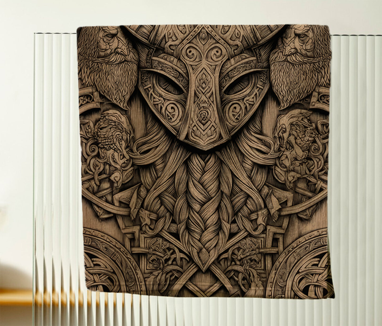 Viking Mythology Tapestry Hand Towel