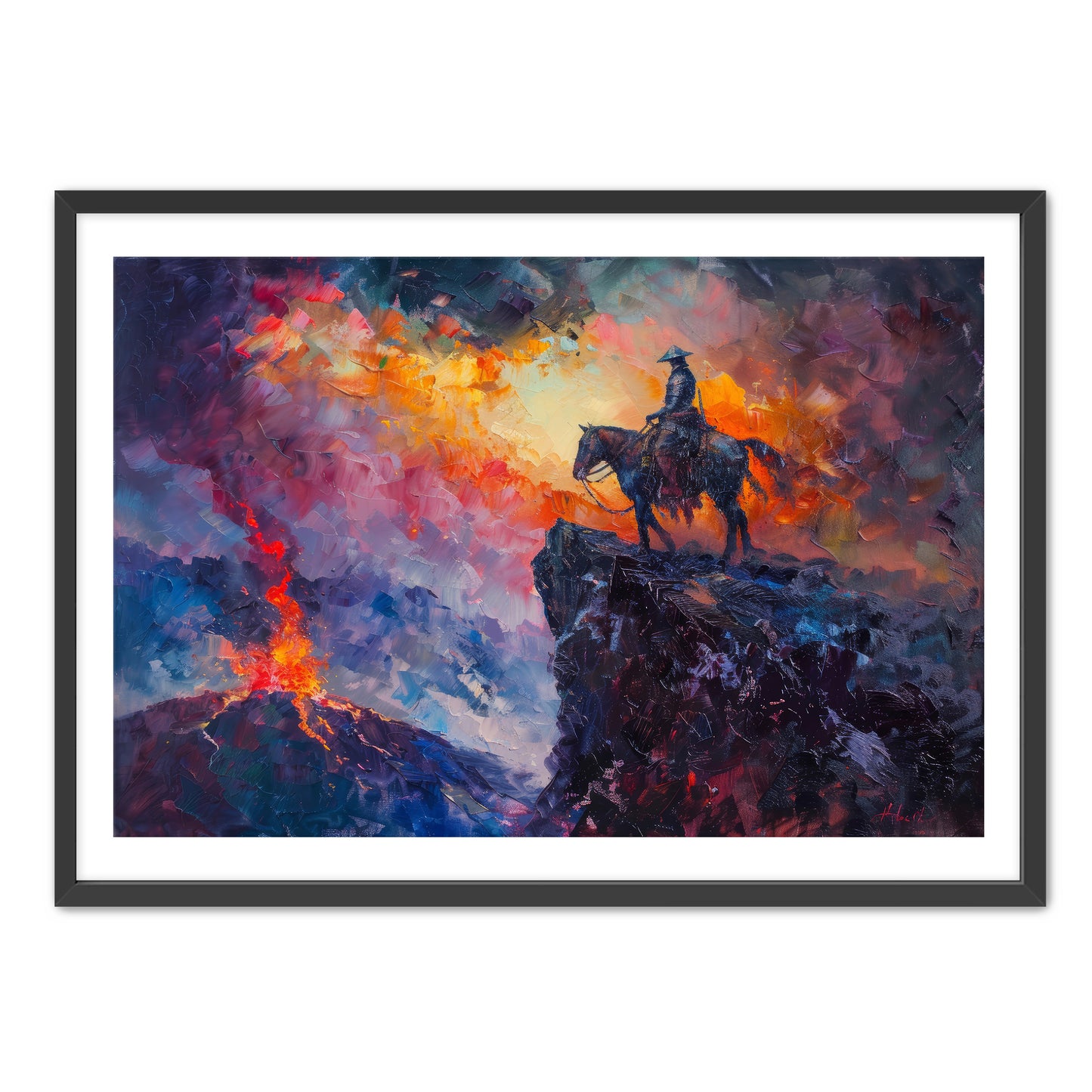 Volcanic Nomad Japanese Wall Art
