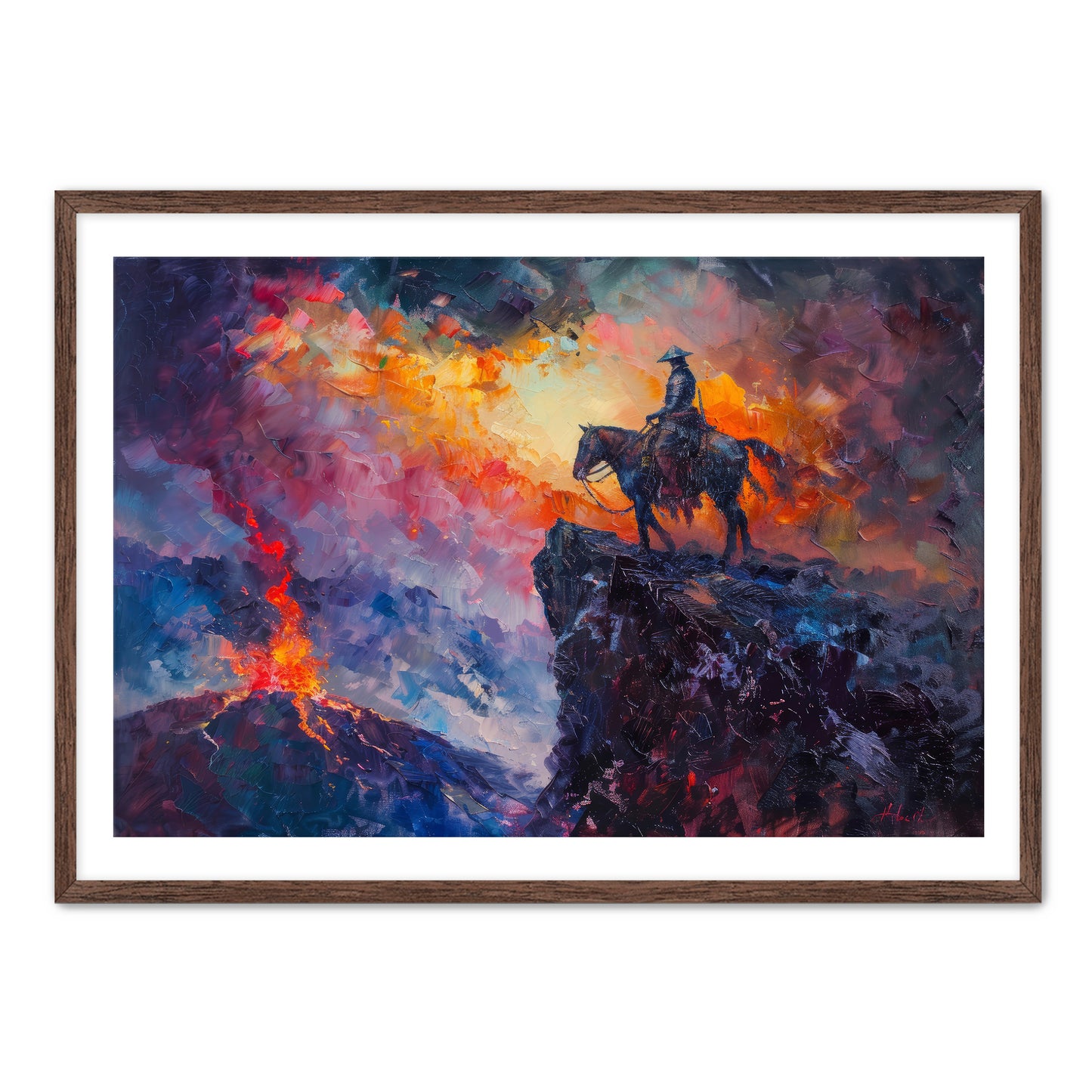 Volcanic Nomad Japanese Wall Art