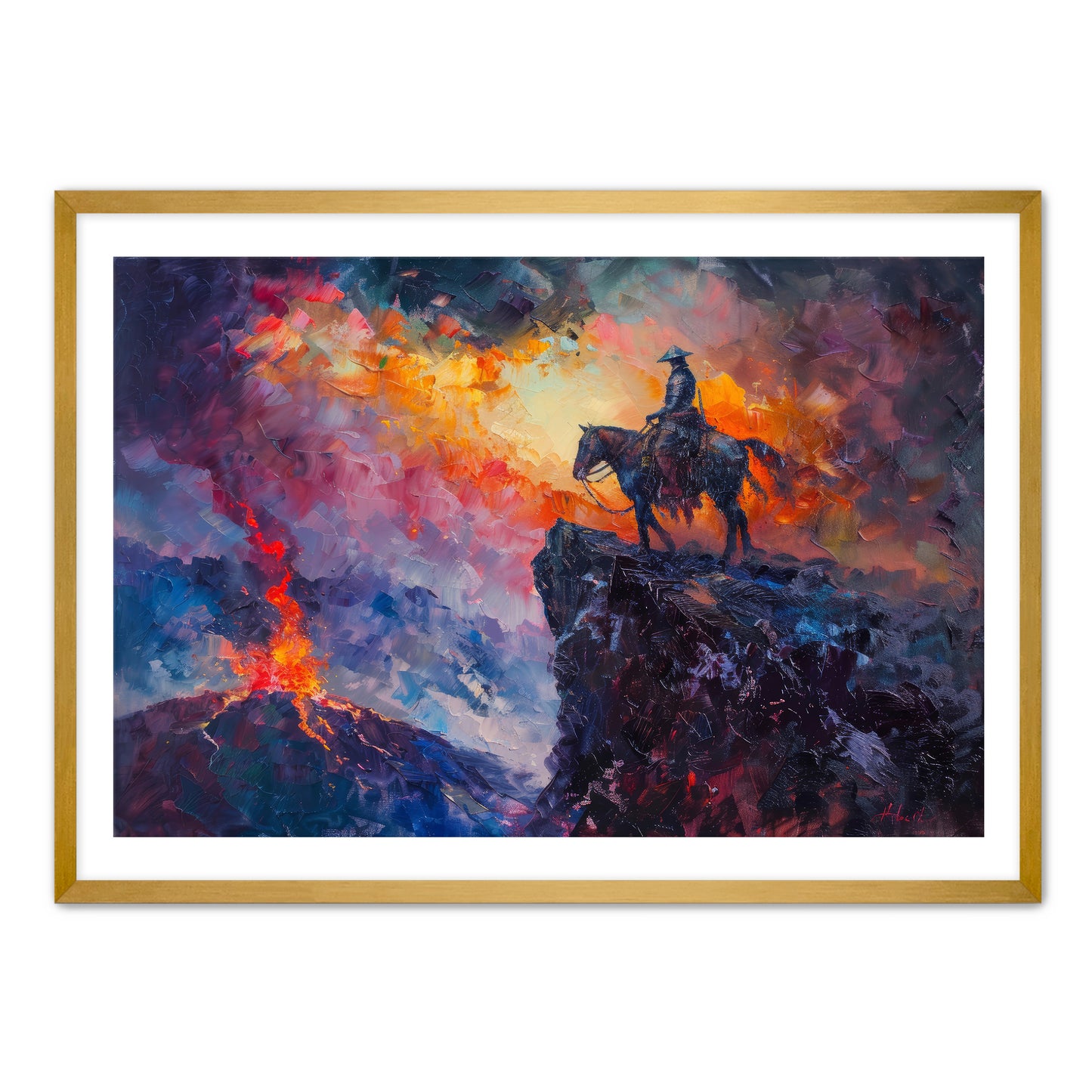 Volcanic Nomad Japanese Wall Art