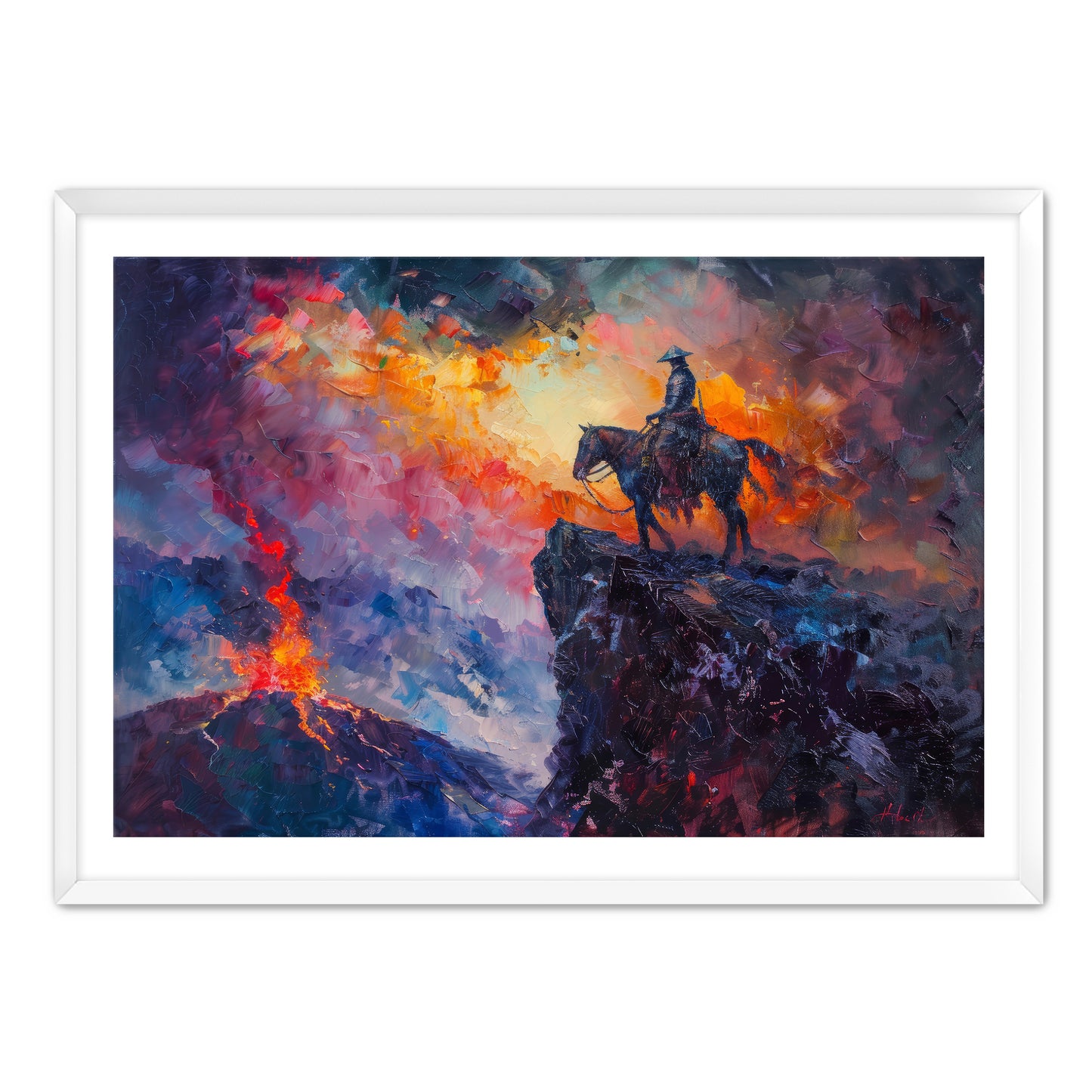 Volcanic Nomad Japanese Wall Art