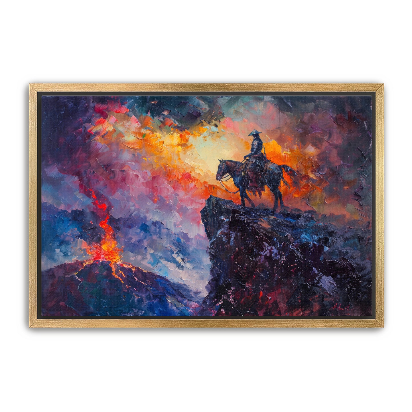 Volcanic Nomad Japanese Wall Art