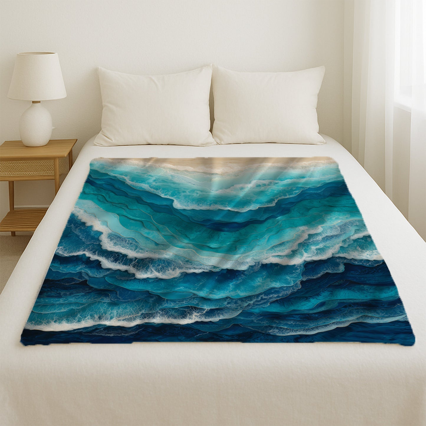 Waves From Above Blanket
