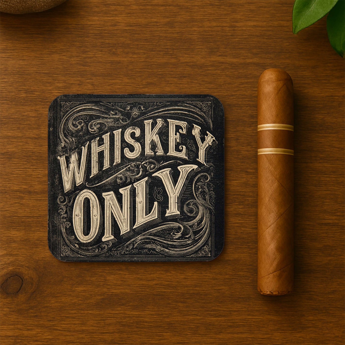 Whiskey Sign Vintage Coasters