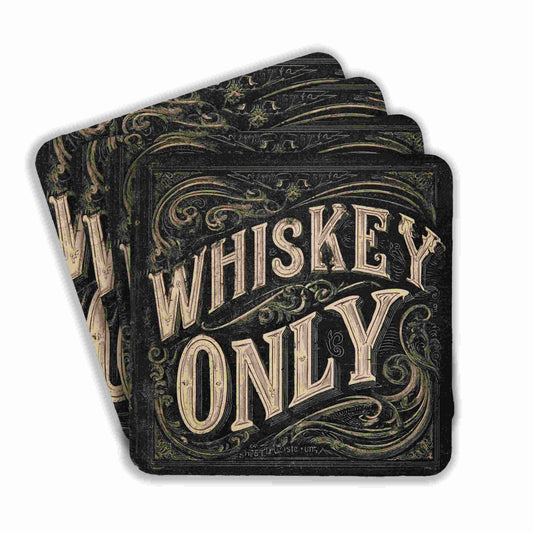 Whiskey Sign Vintage Coasters