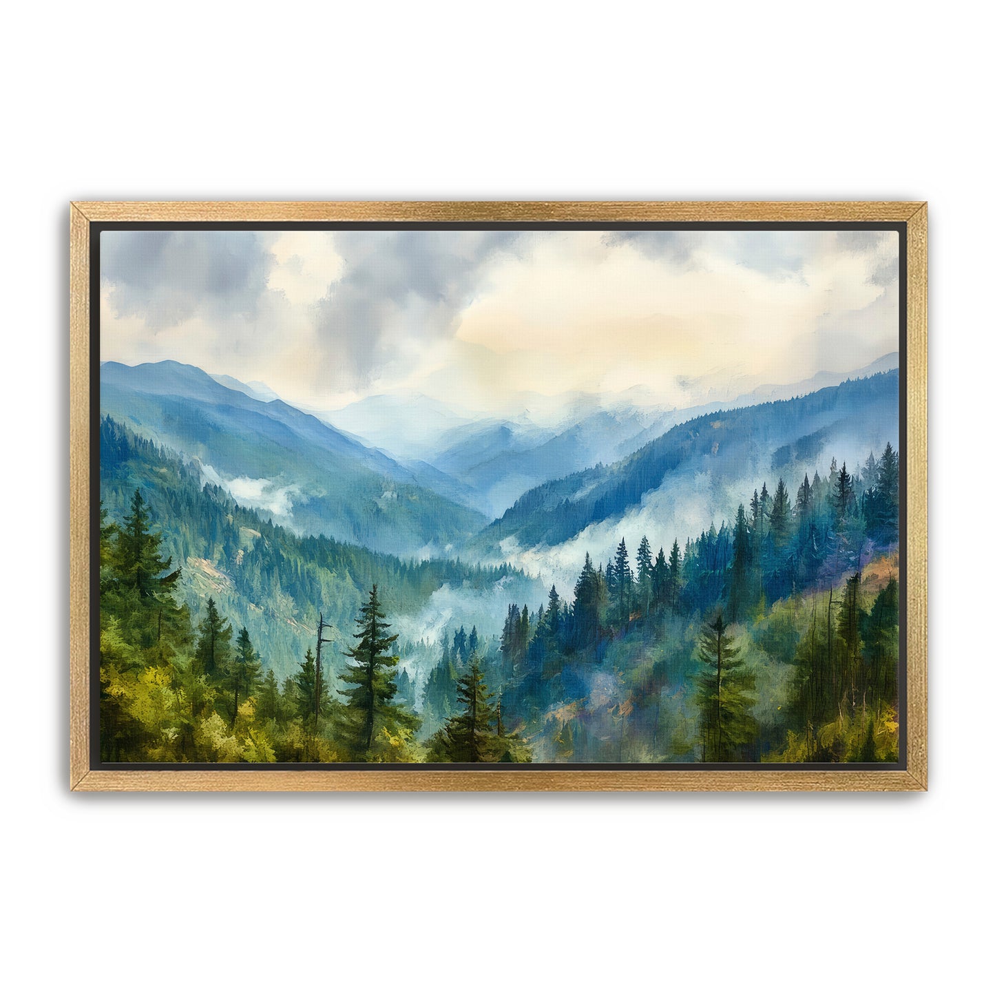 Wispy Mountains Wall Art