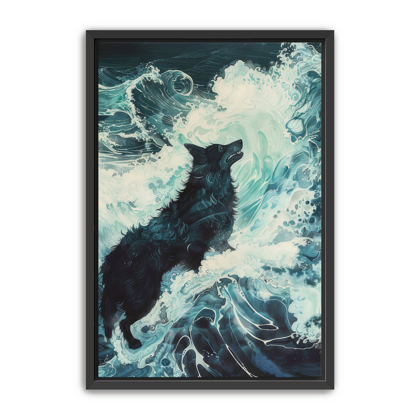 Wolf and Surf Wall Art