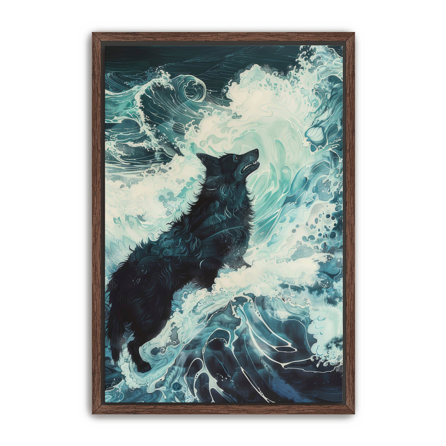 Wolf and Surf Wall Art