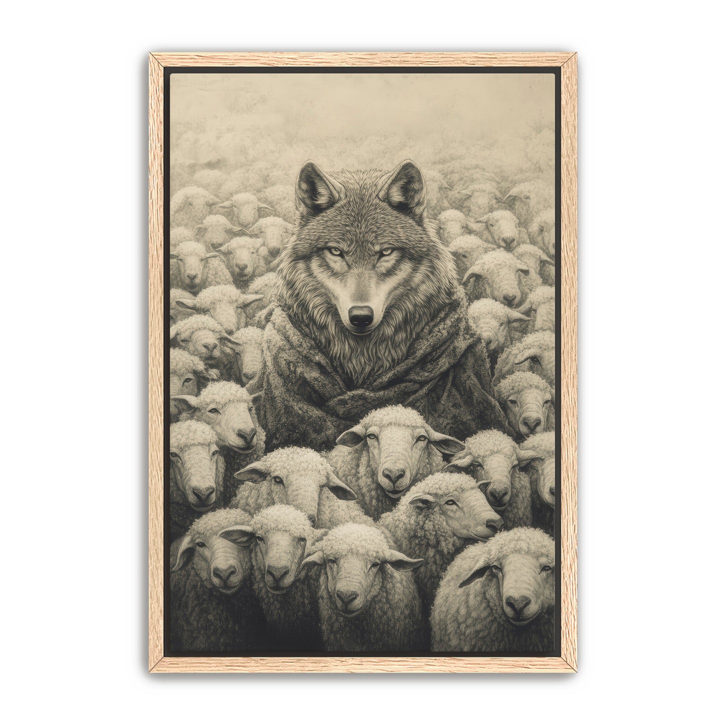 Wolf In Sheep's Clothing  Wall Art