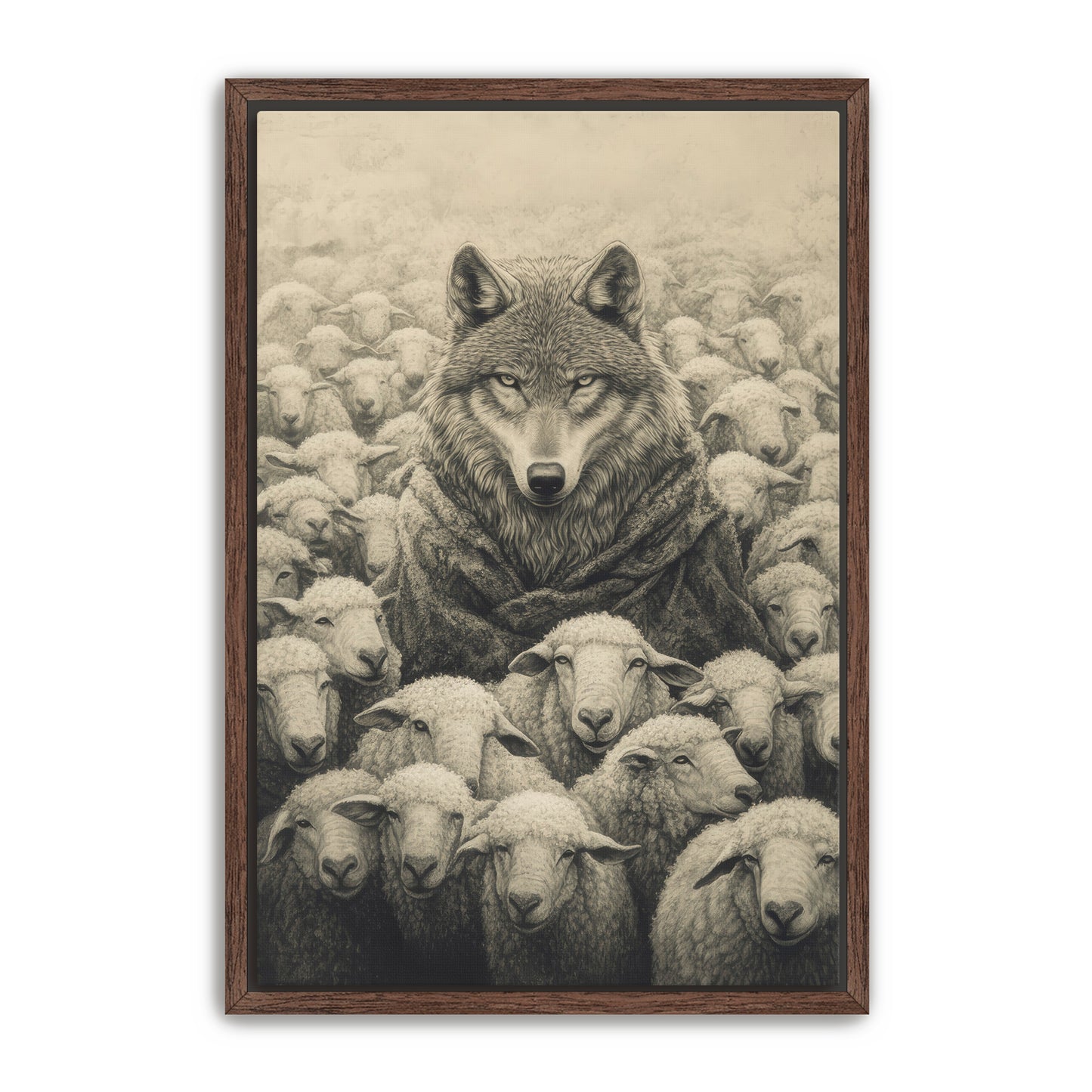 Wolf In Sheep's Clothing  Wall Art