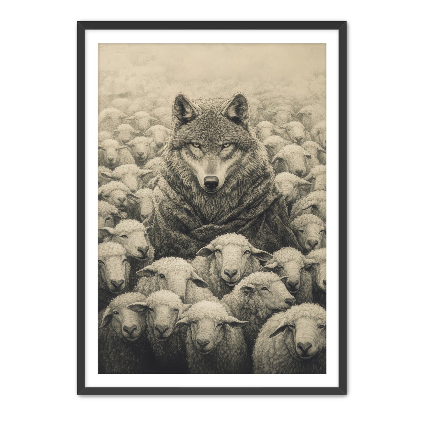 Wolf In Sheep's Clothing  Wall Art