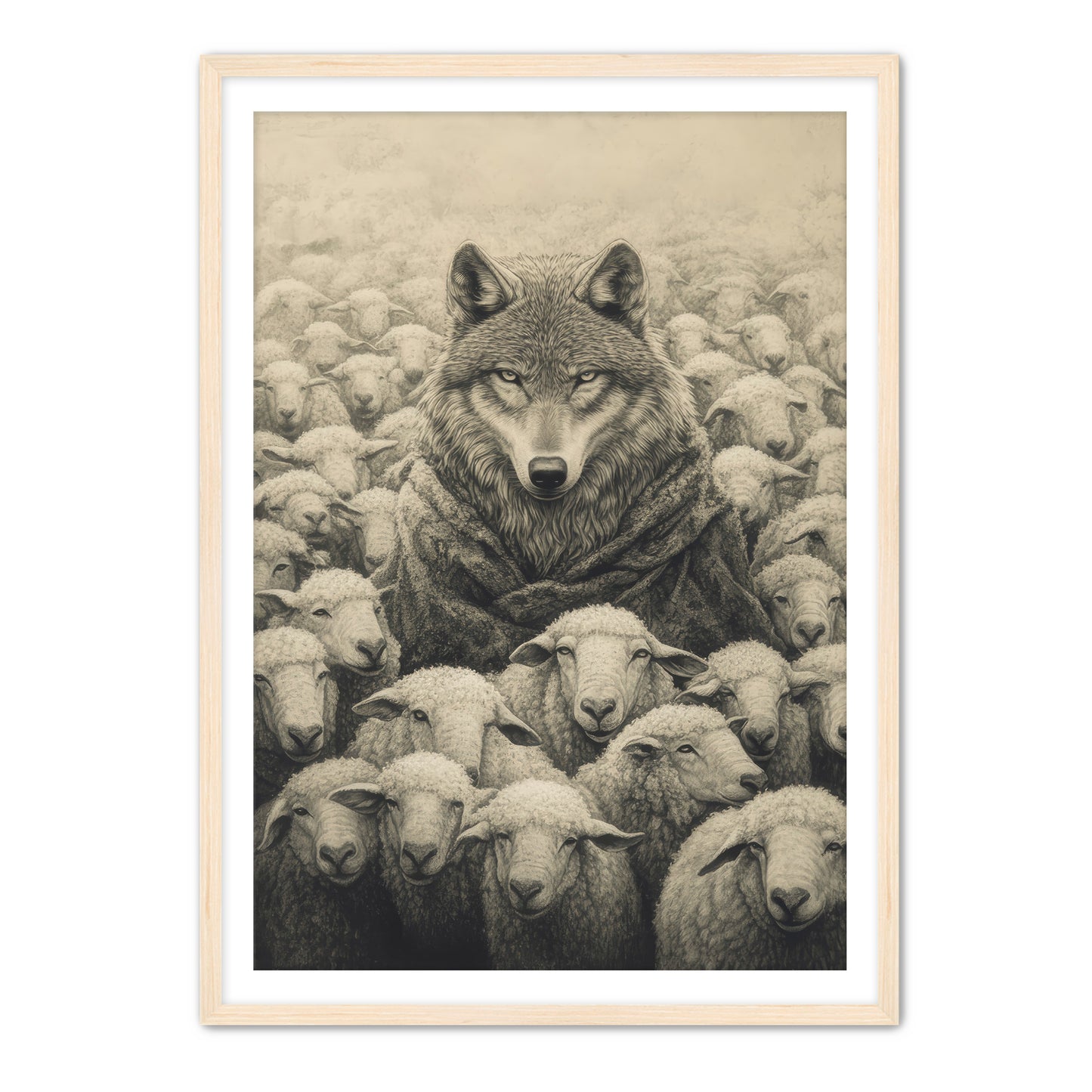 Wolf In Sheep's Clothing  Wall Art