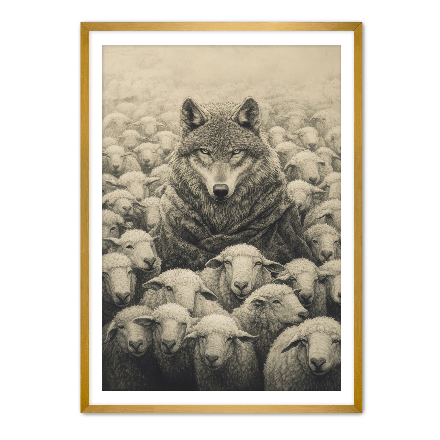 Wolf In Sheep's Clothing  Wall Art