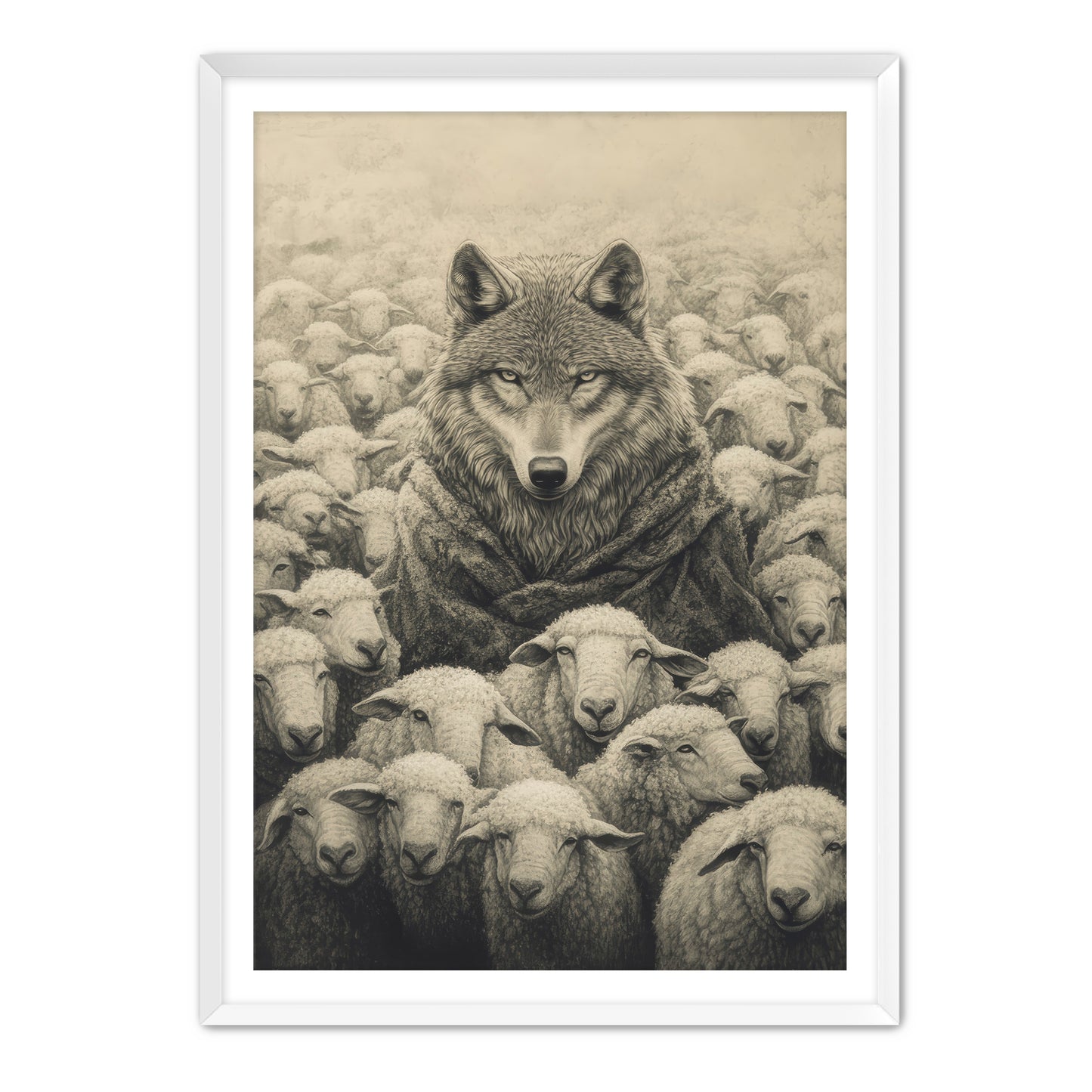 Wolf In Sheep's Clothing  Wall Art
