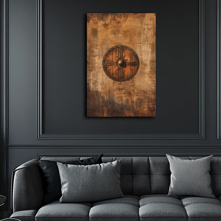 Wooden Shield Wall Art