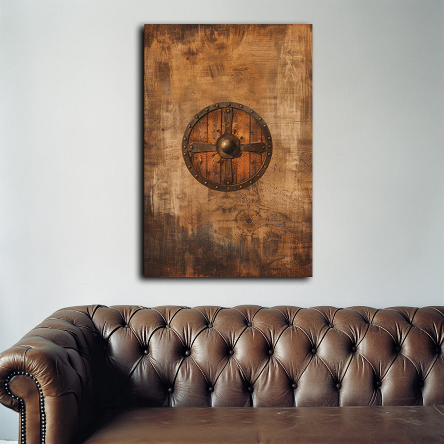 Wooden Shield Wall Art