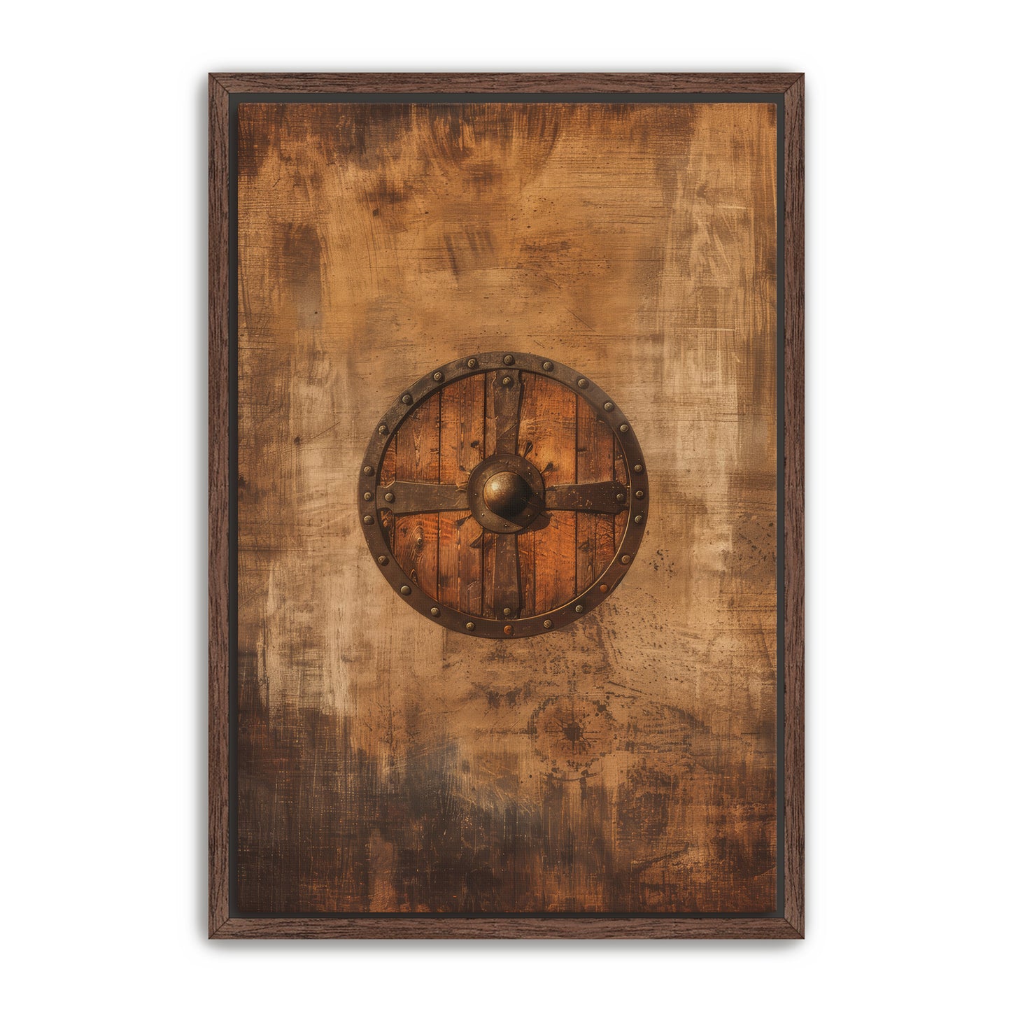 Wooden Shield Wall Art