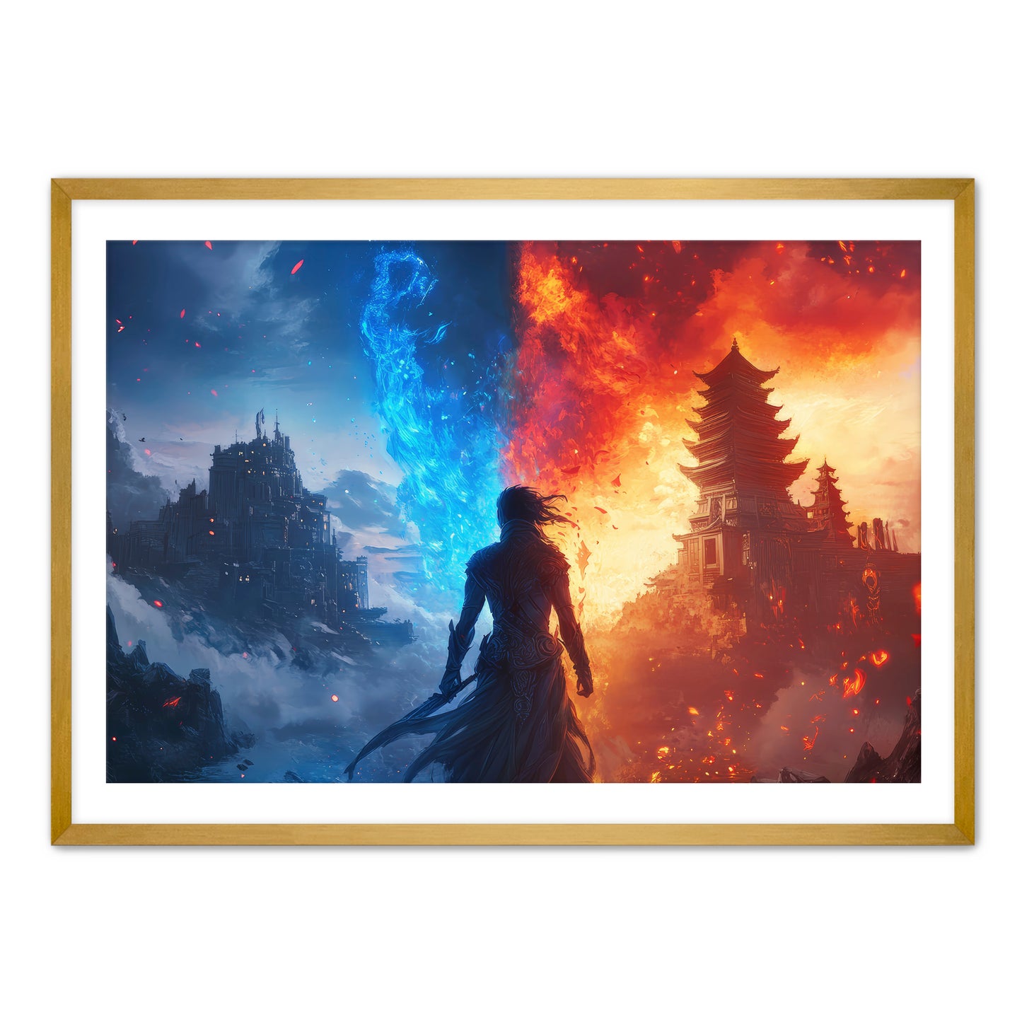 Worlds Collide Wall Art
