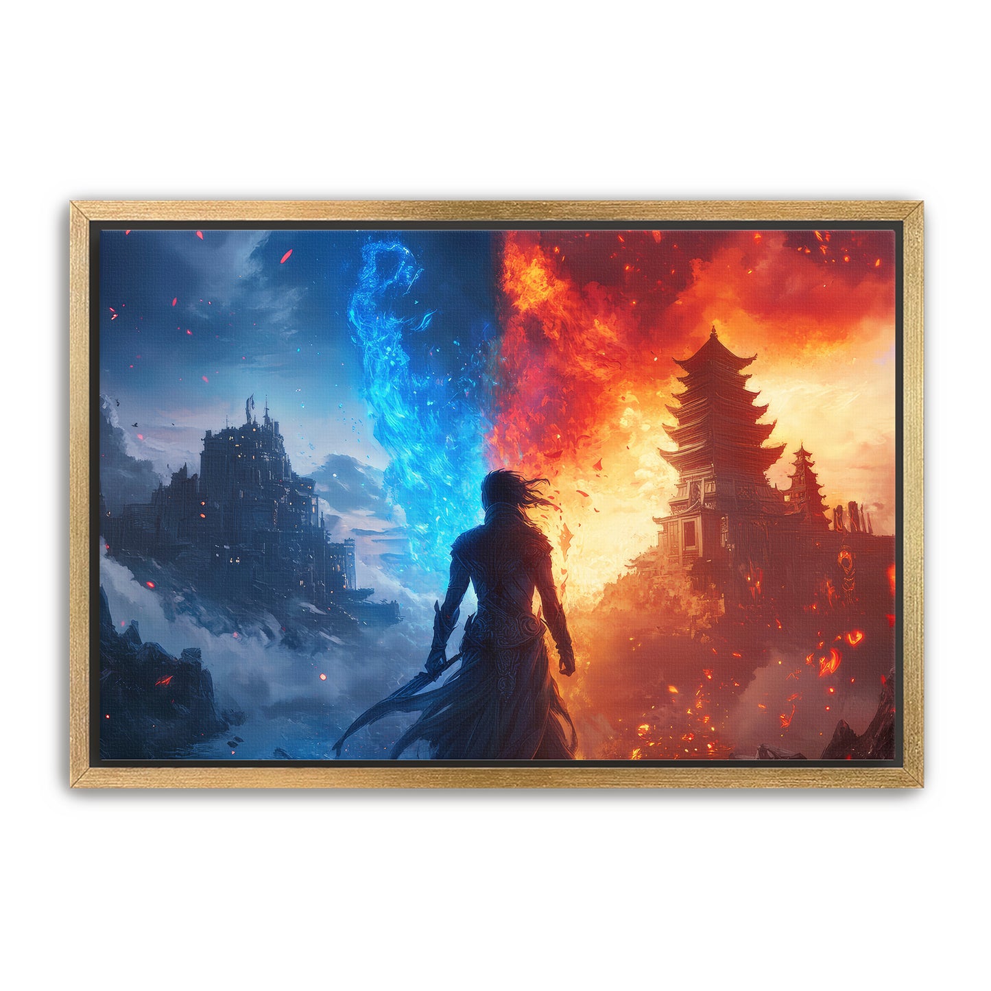 Worlds Collide Wall Art