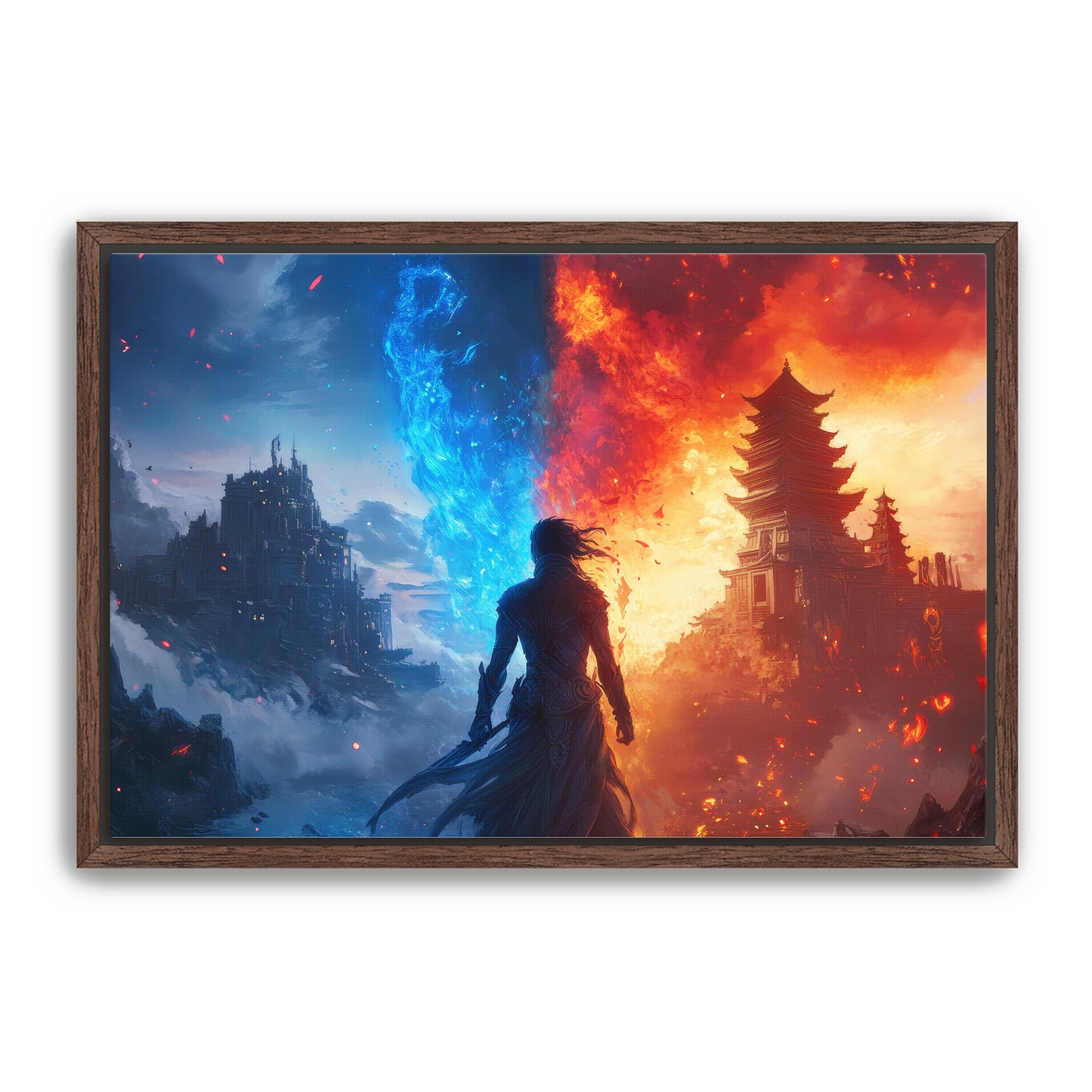 Worlds Collide Wall Art