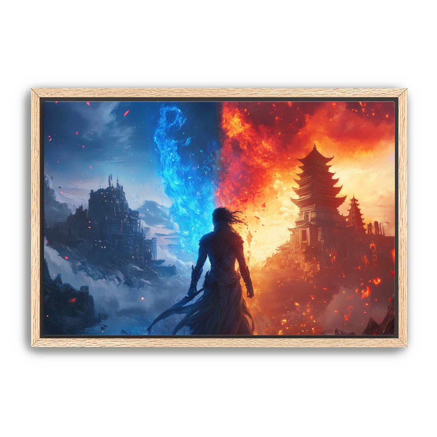 Worlds Collide Wall Art