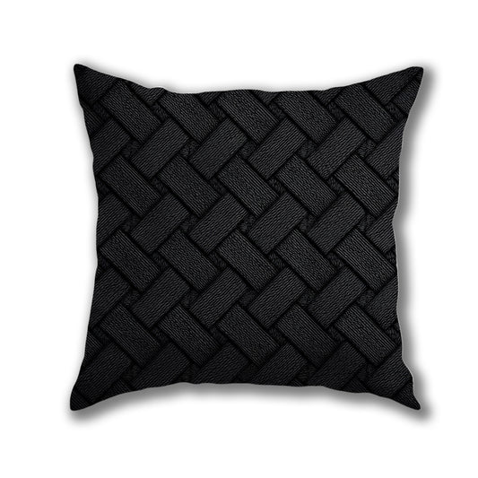Woven Dark Texture Pillow