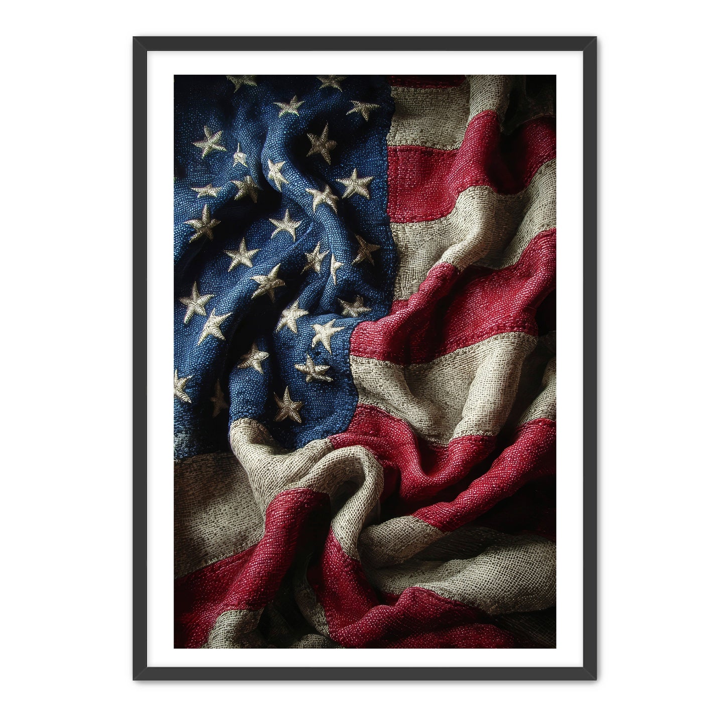 Woven Stars And Stripes Wall Art