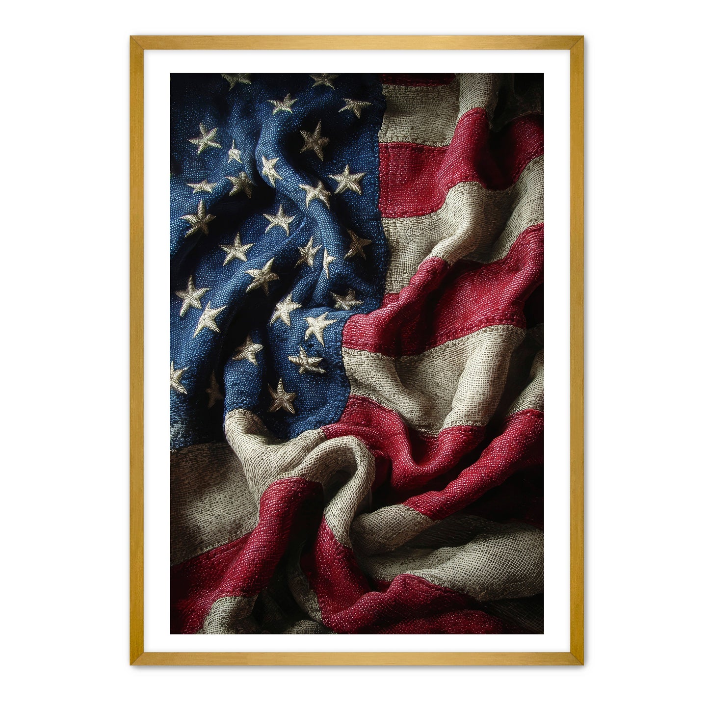 Woven Stars And Stripes Wall Art