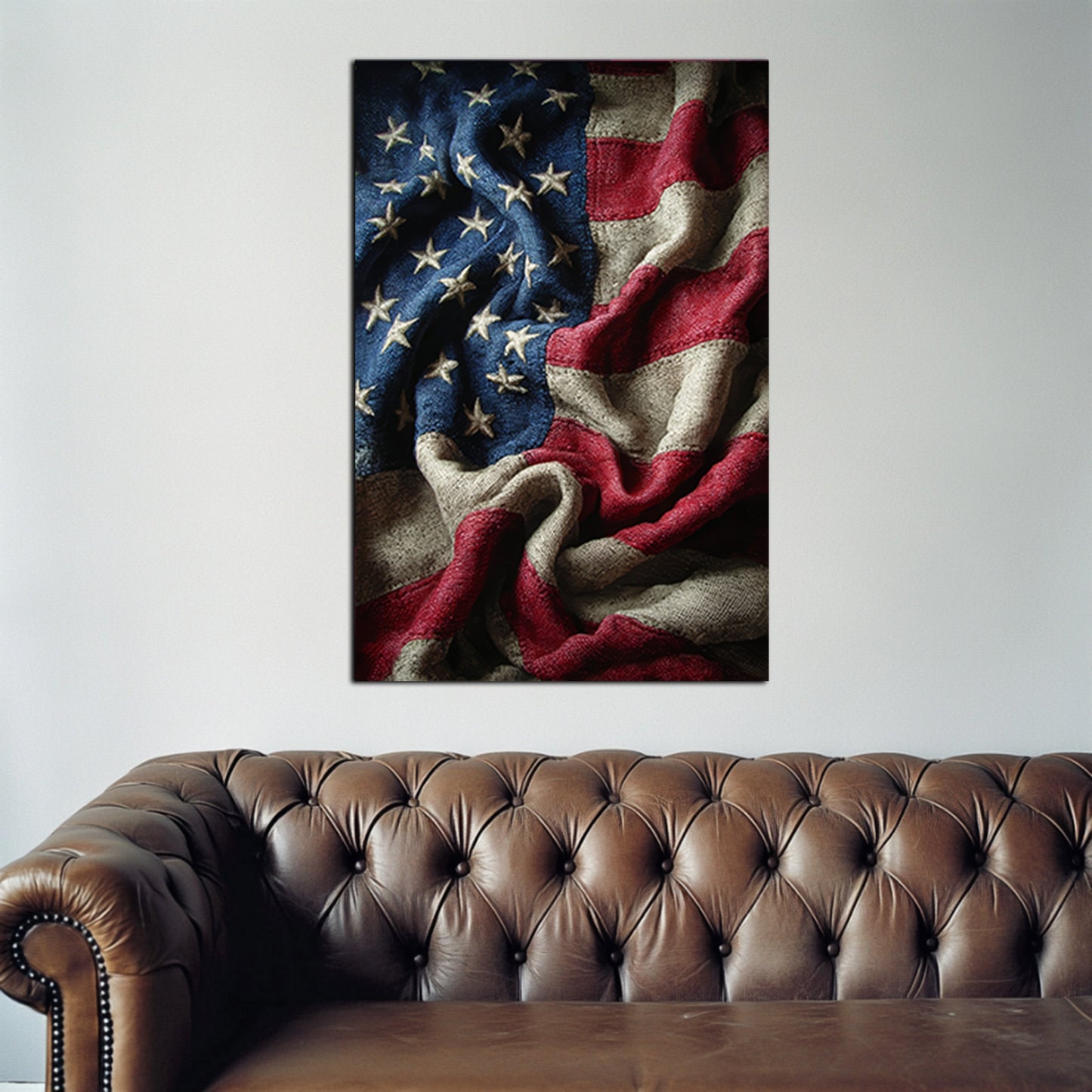 Woven Stars And Stripes Wall Art