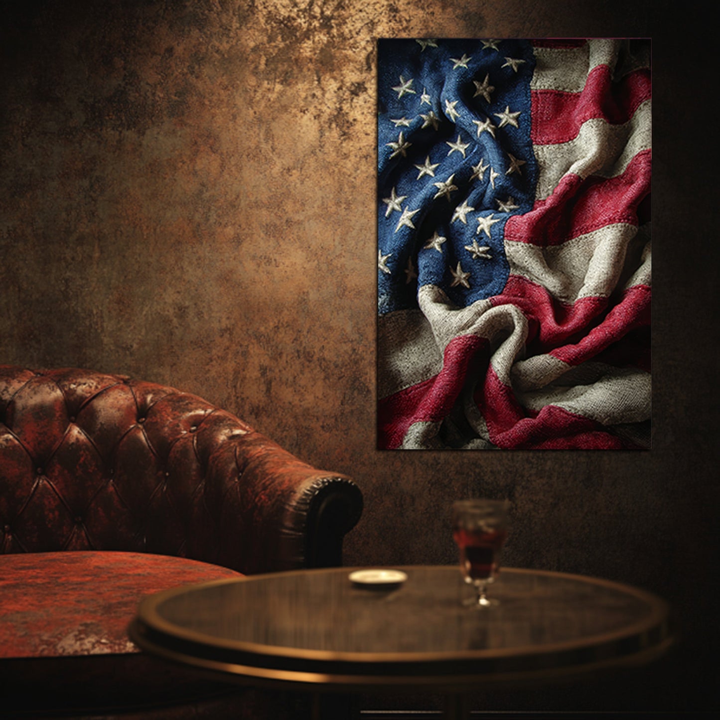 Woven Stars And Stripes Wall Art
