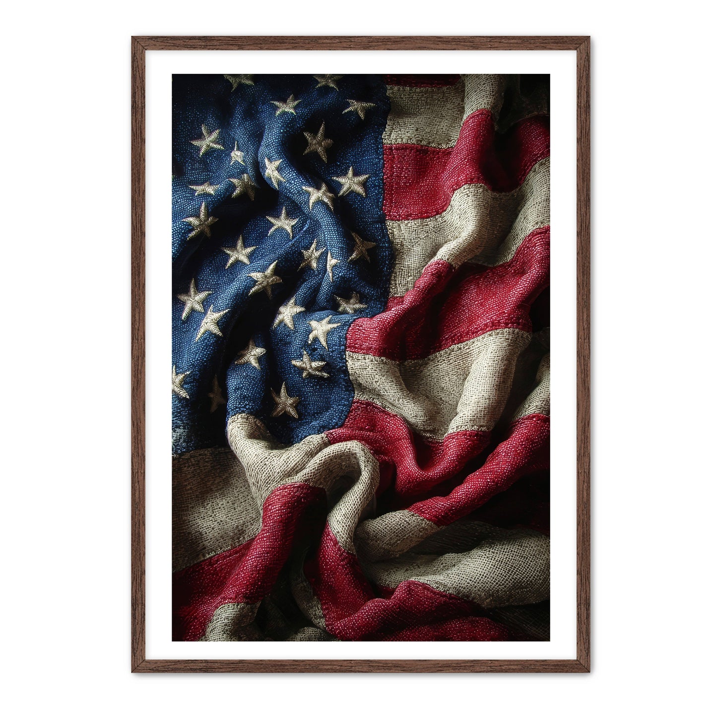 Woven Stars And Stripes Wall Art