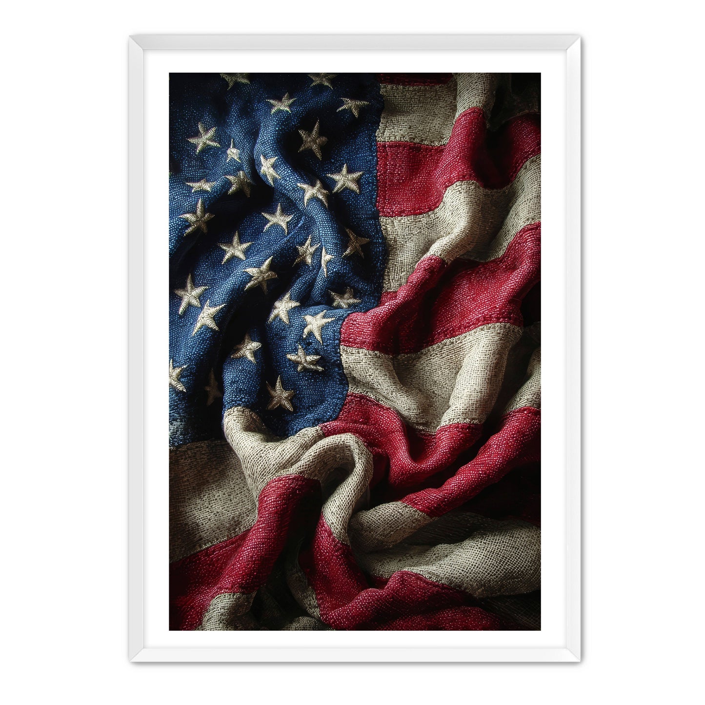 Woven Stars And Stripes Wall Art