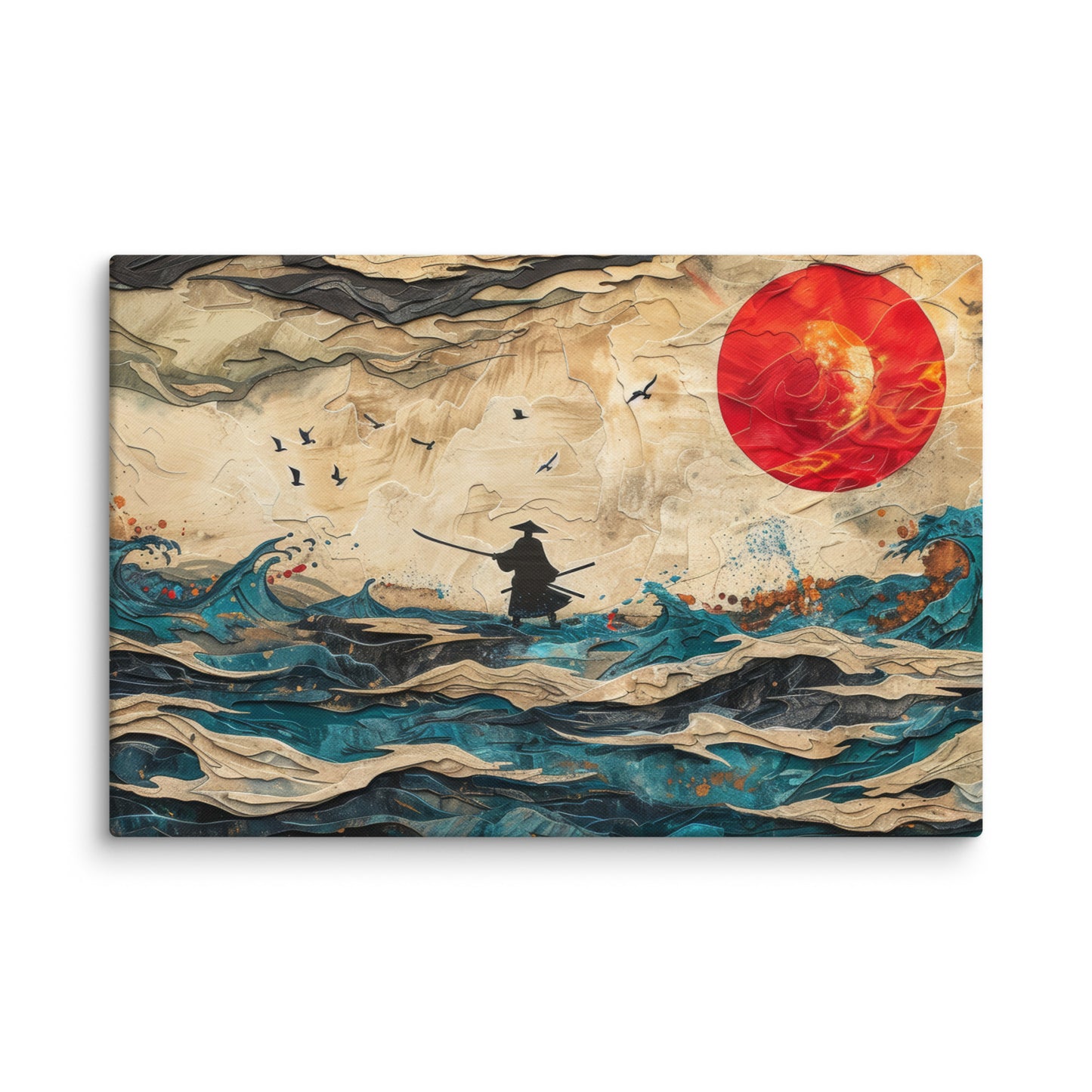 On Waves I Stand Wall Art