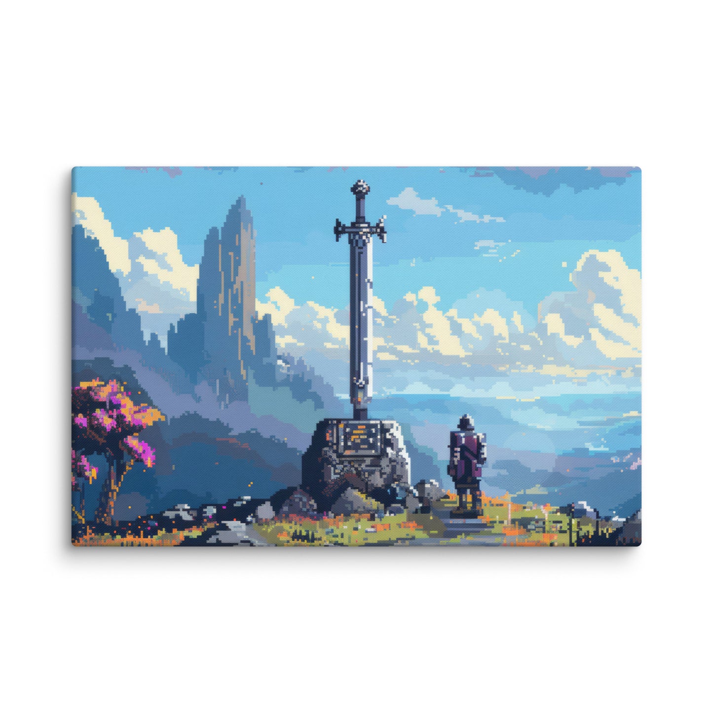 8 Bit Memorial Wall Art