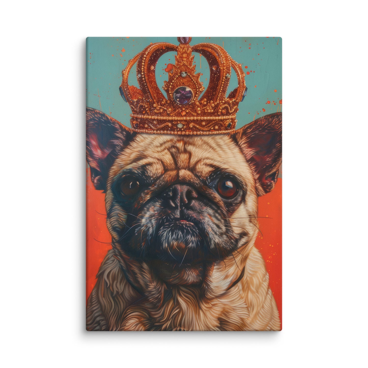 His Holy Pug Wall Art