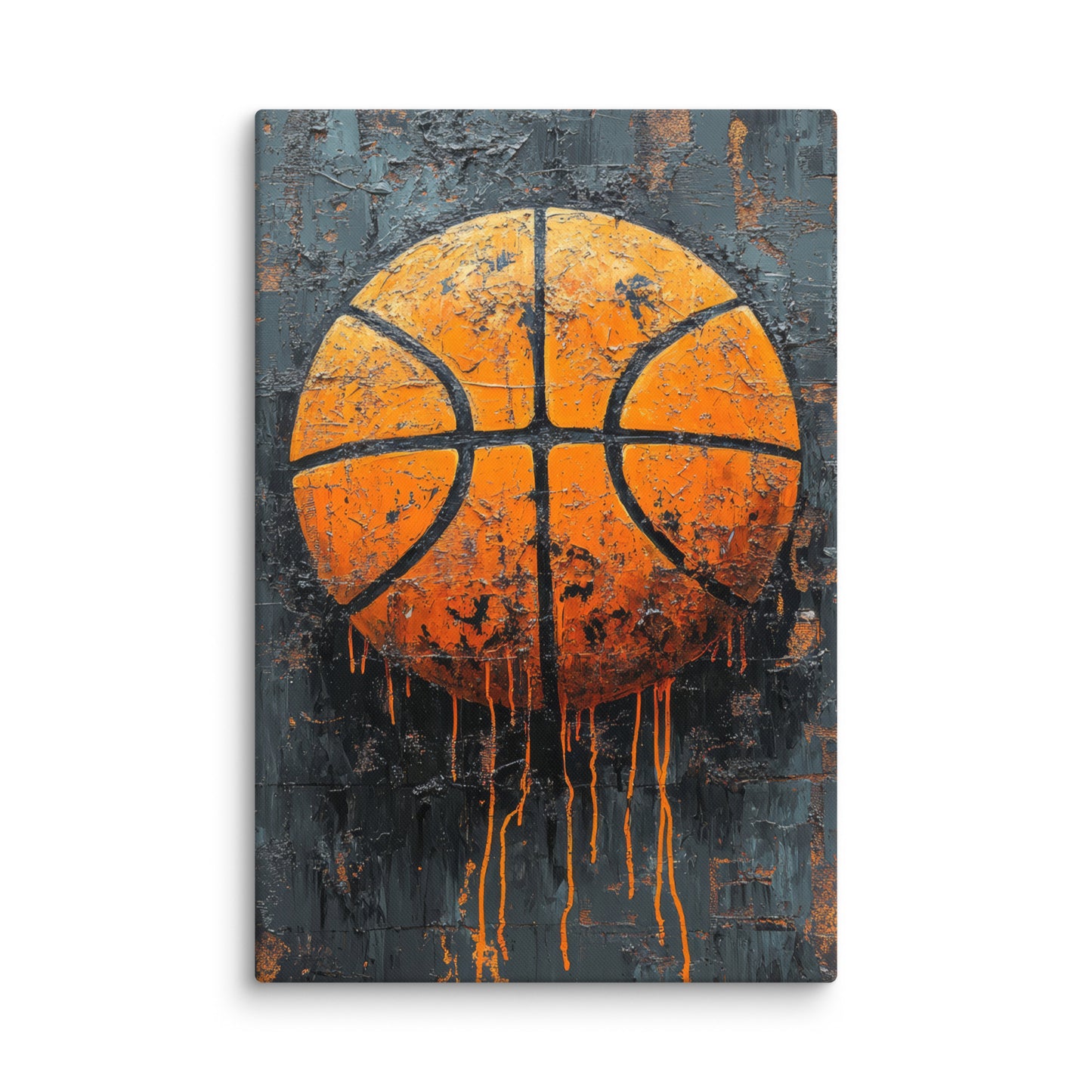 Basketball Stamp Wall Art