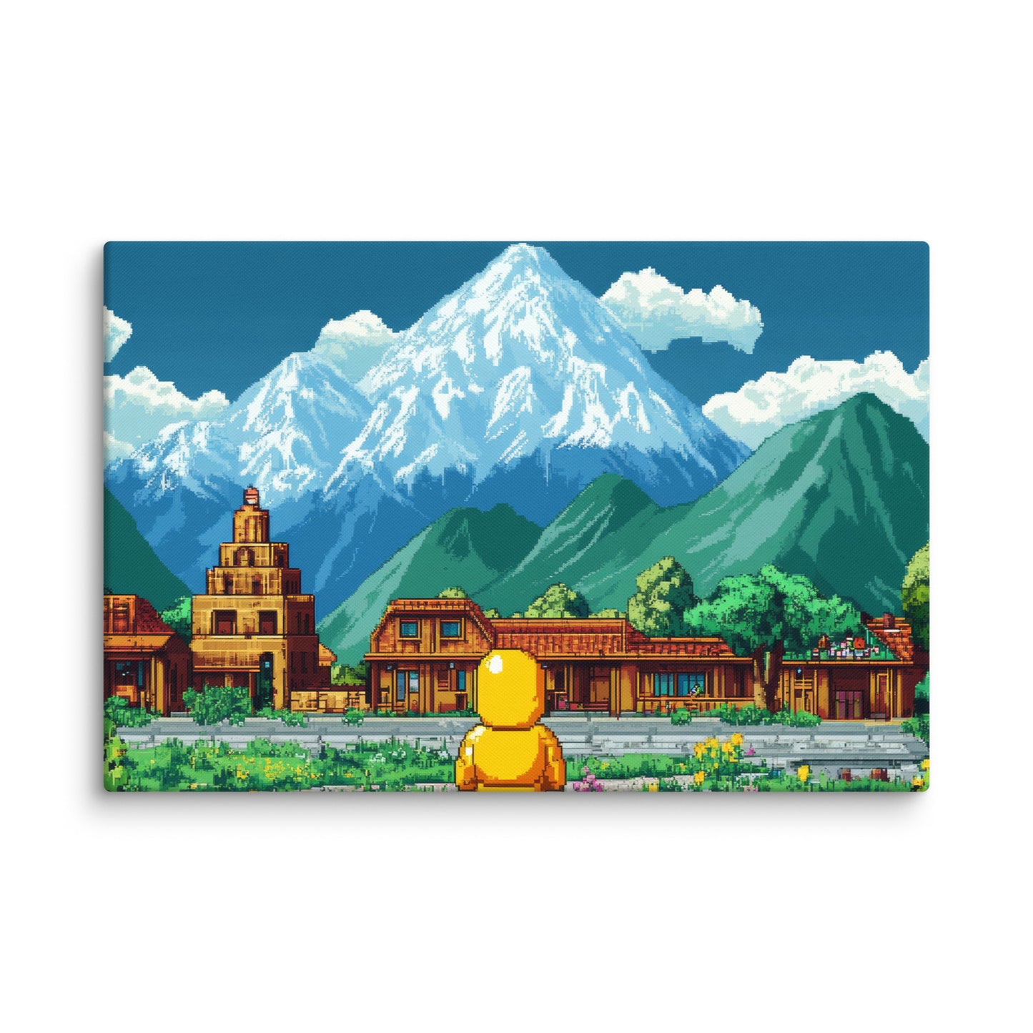 8 Bit Traveler Wall Art