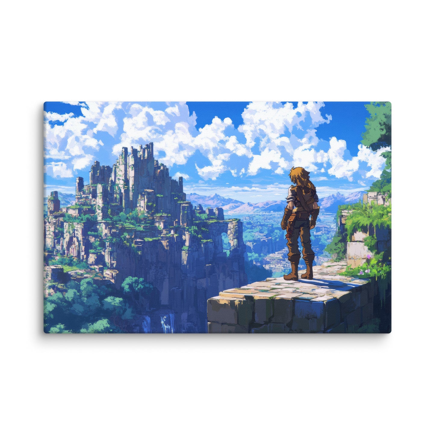 8 Bit Lost City Wall Art