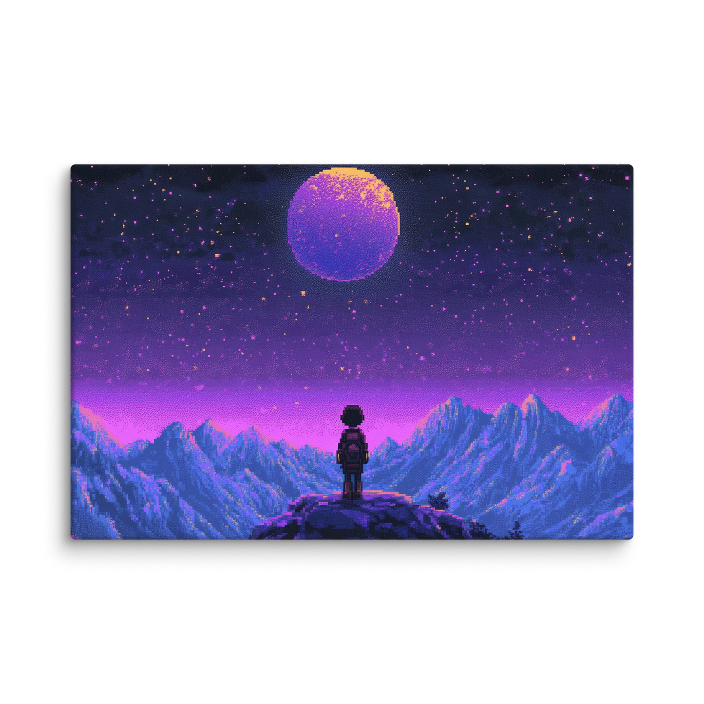 8 Bit Stargazer Wall Art