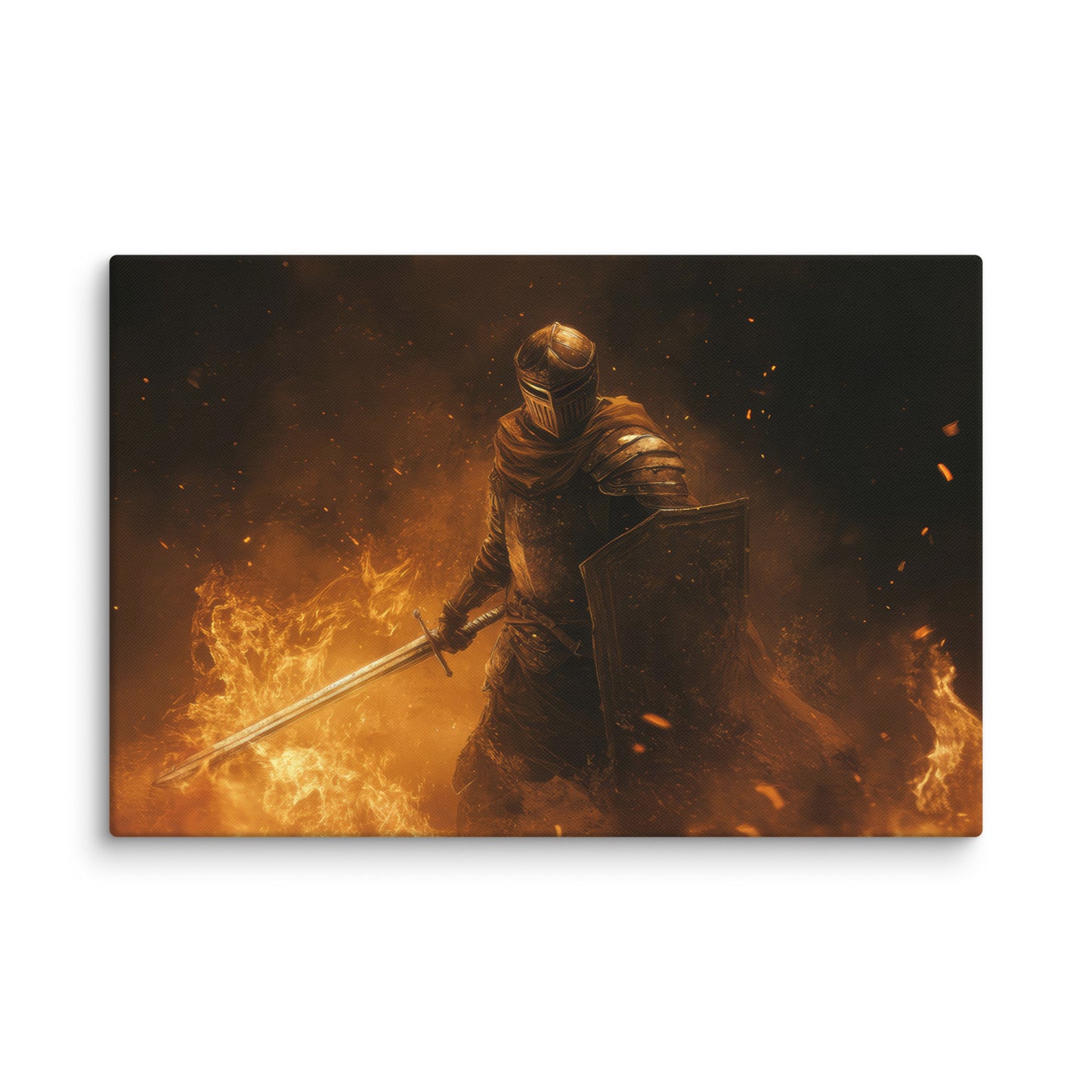 Flame and Frenzy Wall Art