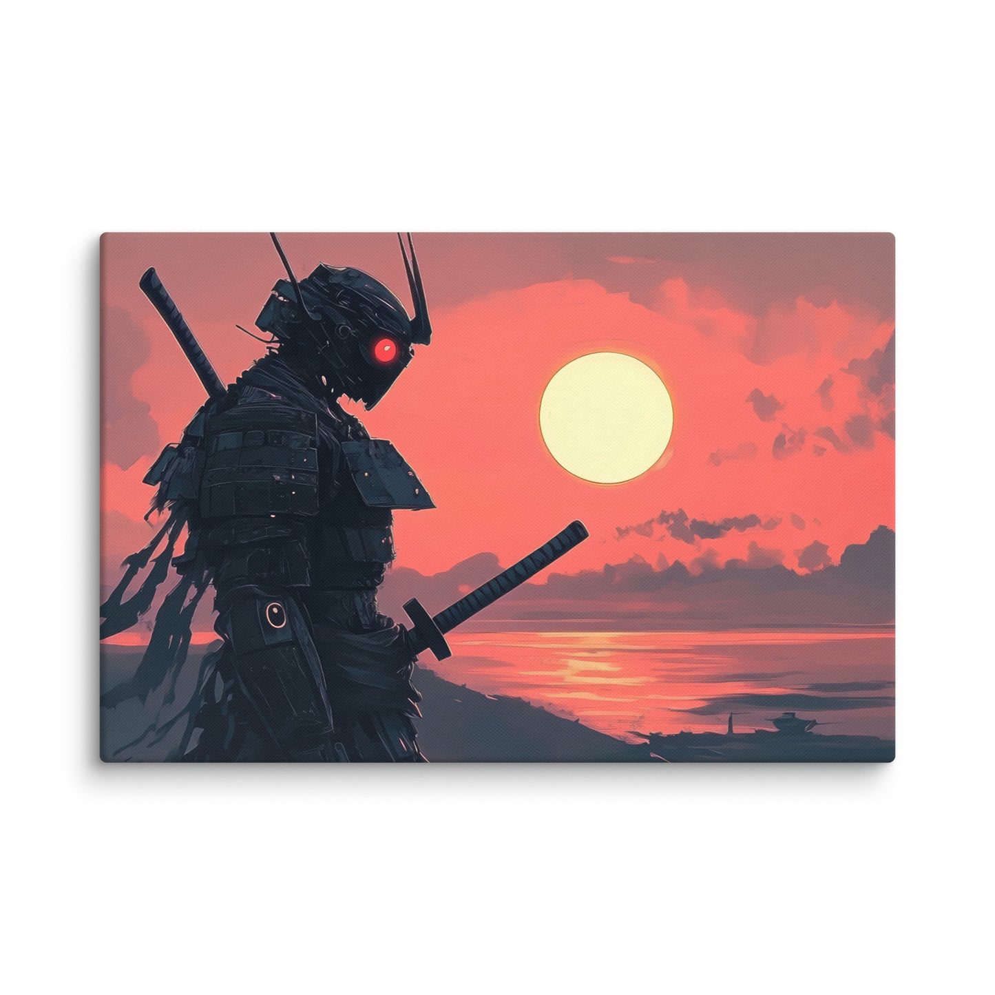 Robot Samurai Wall Art